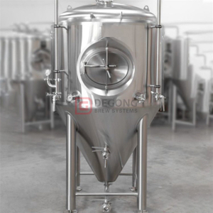 Tanques de fermentação de cerveja 1000L para venda Parede dupla britânica e recipiente de fermentação isobárico com sopro