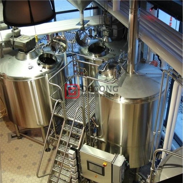 Cervejaria de aço inoxidável de 7 embarcações BBL 2 com equipamento de cervejaria para aquecimento a vapor para venda